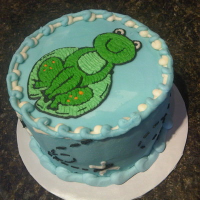 Frog Smash Cake