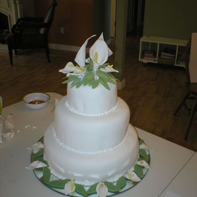First Real Wedding Cake