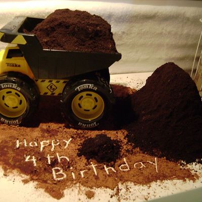 Dump Truck Cake