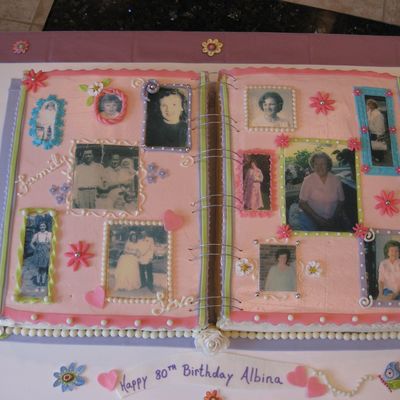 Scrapbook Cake