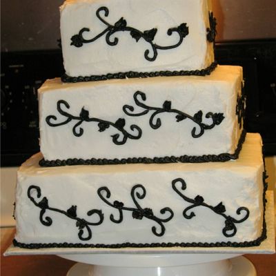 New Years Eve Wedding Cake 2008