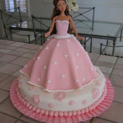 Pink Barbie Cake