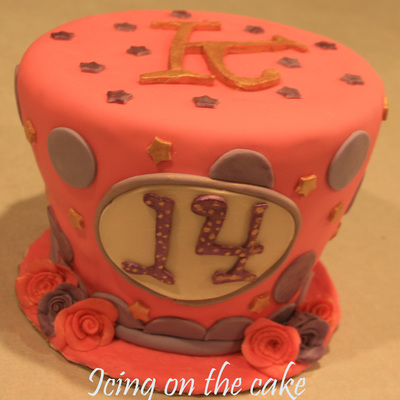 Pink And Purple 14Th Birthday