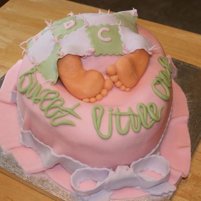 Baby Feet Shower Girl