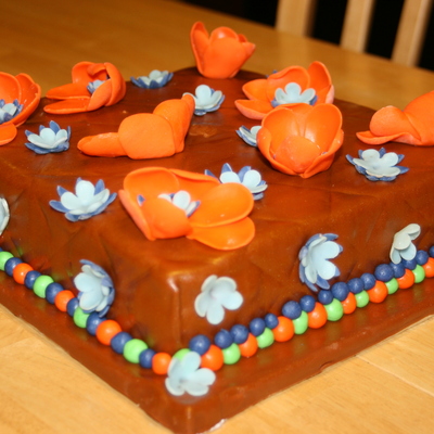 Retro Colored Flowers