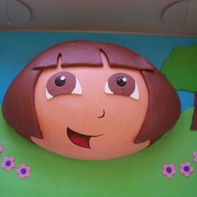 Dora Birthday Cake