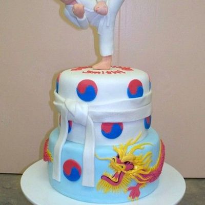 Taekwondo Birthday Cake