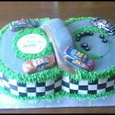 Nascar Birthday Cake