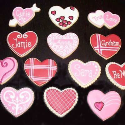 Valentine Heart Cookies