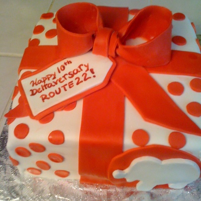 Sorority Anniversary Cake