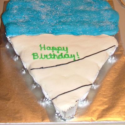 Sno-Cone Cupcake Cake