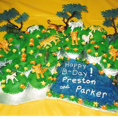 Jungle Theme Cupcakes