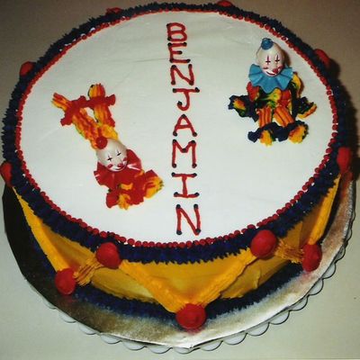 Drum Clown Cake