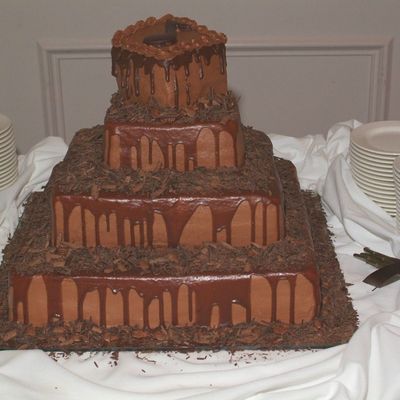 Musical Note Grooms Cake