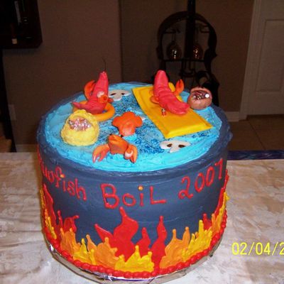 Crawfish Boil Cake