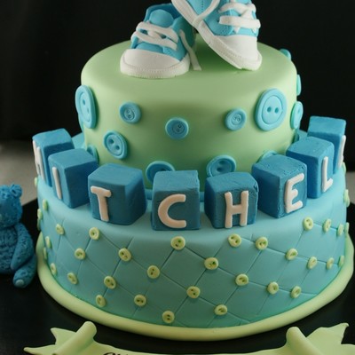 Cute As A Button Cake