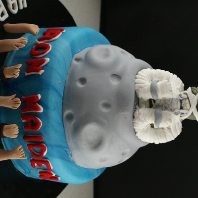 Iron Maiden Themed Cake