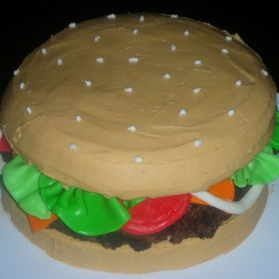 Cheeseburger Cake