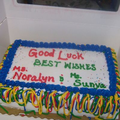 Confetti Cake For Daughters Last Day Of School