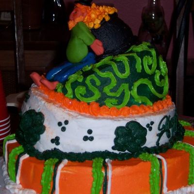 St Pattys Theme Birthday Cake