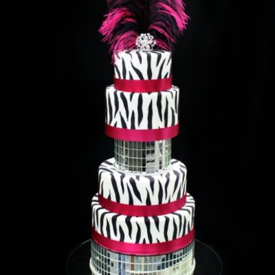 Zebra Show Cake