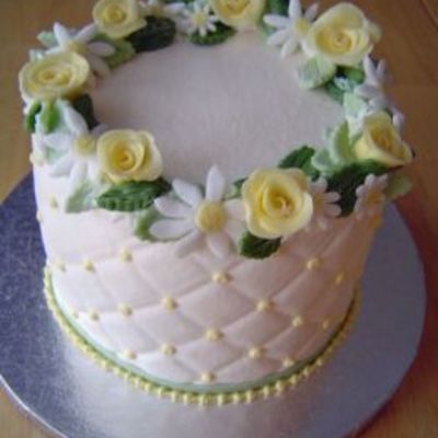Yellow Roses And Daisies