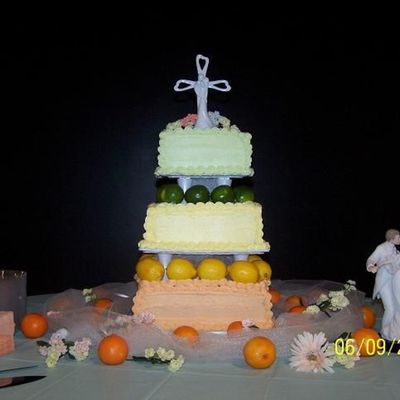 Fruit Wedding Cake