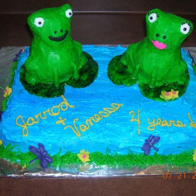 Frogs Cake