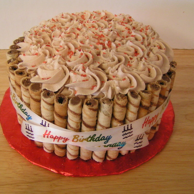 Cake With Cookie Border