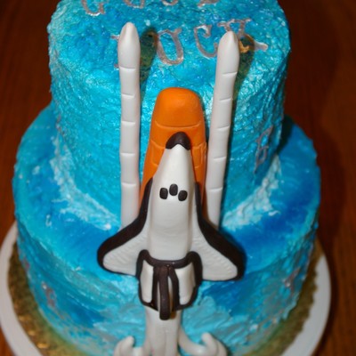 Space Shuttle Cake