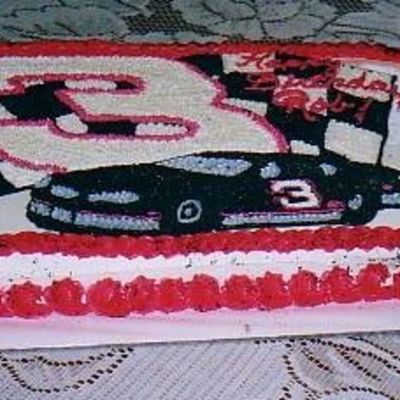 Dale Earnhardt #3 Birthday Cake
