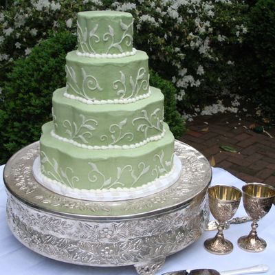 Green Wedding Cake