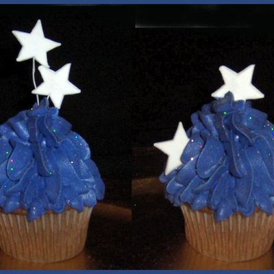 Starry Night Cupcakes