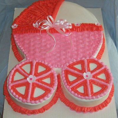 Baby Carriage Cake
