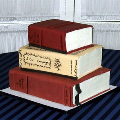 Our First Book Cake...