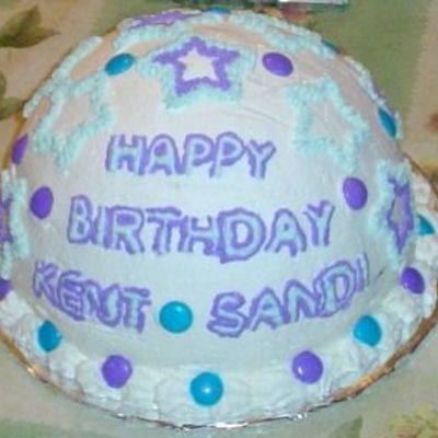 Dome Shaped Birthday Cake