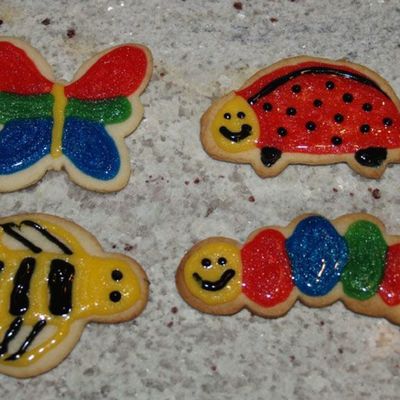 Sparkle Gel Bug Cookies
