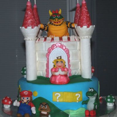 Super Mario Birthday Cake!