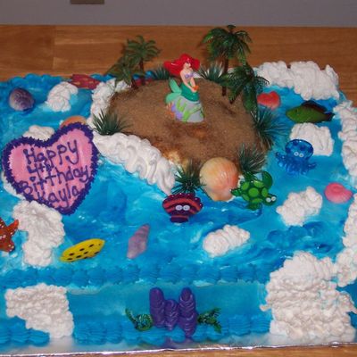 Top View Of The Little Mermaid