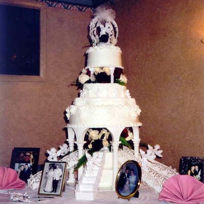 Angel Theme Wedding Cake