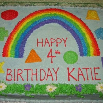 Rainbow & Shapes Cake