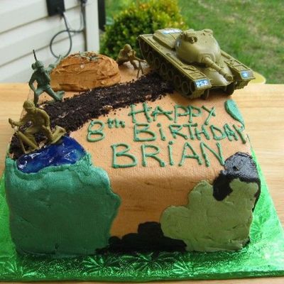 Camoflauge Soldier Birthday