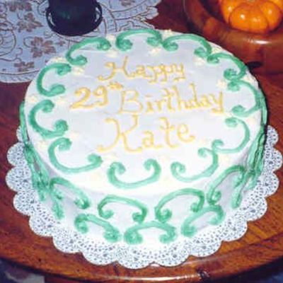 Fancy Design Round Cake