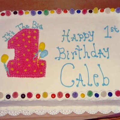 First Birthday-Number One Design