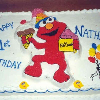 Elmo Birthday Sheet Cake