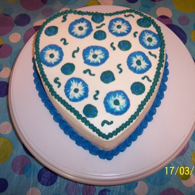 Heart Shaped Sweetest Day Cake
