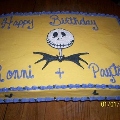 Nightmare Before X-Mas Cake