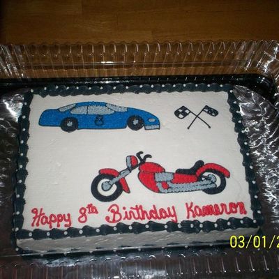 Motorcycle & Racecar