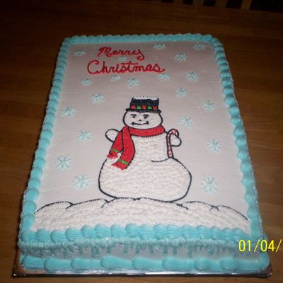 X-Mas Card Cake
