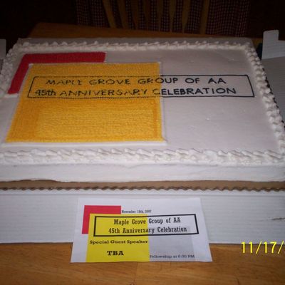 Towing Anniversary Cake